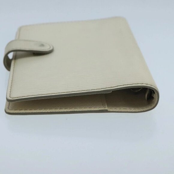 LOUIS VUITTON Epi Agenda PM Day Planner Cover White R2005J LV Auth 103668 - Picture 8 of 16